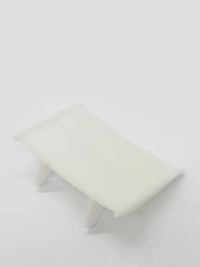 GP121 - Greenhills Reproduction White Rear Wing for Scalextric UOP Shadow - NEW