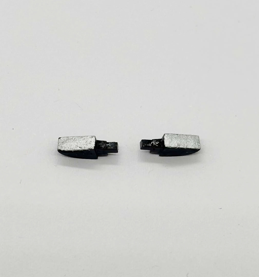 Greenhills Black & Silver Wing Mirror Pair for Scalextric Lamborghini Diablo - NEW - GP119 - Image 3