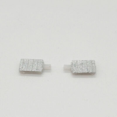 Greenhills White & Silver Wing Mirror Pair for Scalextric Ford Fiesta XR2i - NEW - GP112