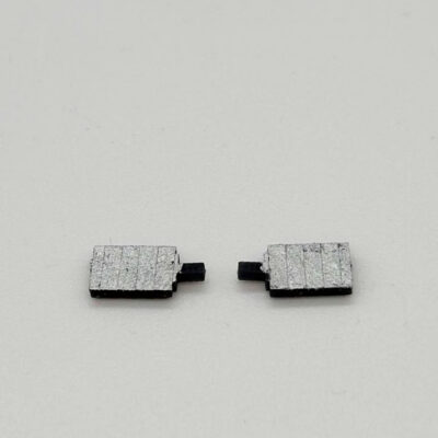 Greenhills Black & Silver Wing Mirror Pair for Scalextric Ford Fiesta XR2i - NEW - GP109