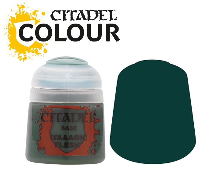 Greenhills Citadel Base Paint Waaagh! Flesh 12ml Pot 21-13 - GWP8