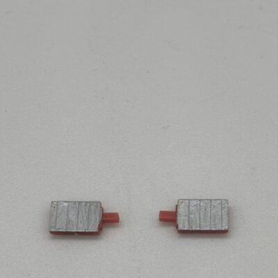 Greenhills Red with Silver Wing Mirror Pair for Scalextric Sierra Cosworth / Escort XR3i - GP154