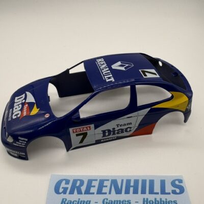 Greenhills Scalextric Renault Megane Diac No 7 C2094 Body Shell - S3450
