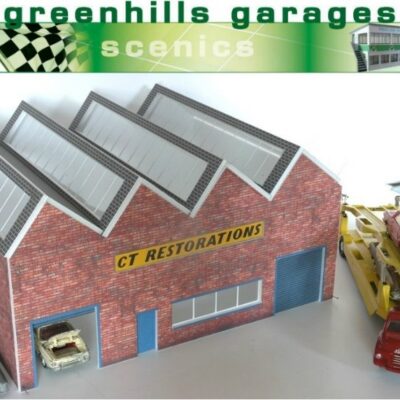 Greenhills Building Corgi Car Workshop CT Restorations Kit 1:43 Scale - Brand New - MACC807