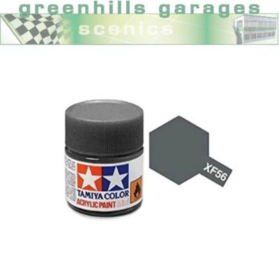 Greenhills Tamiya 10ml Bottle of Acrylic Paint - Metallic Grey XF-56 81756 - C595
