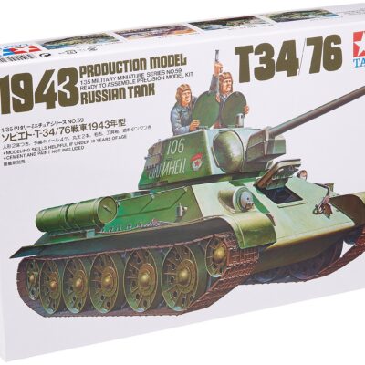 Tamiya 1/35 T 34/76 1943 Russian Tank 35059 NEW T5