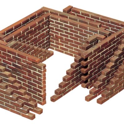 Tamiya Brick Wall Set 35028 NEW T20
