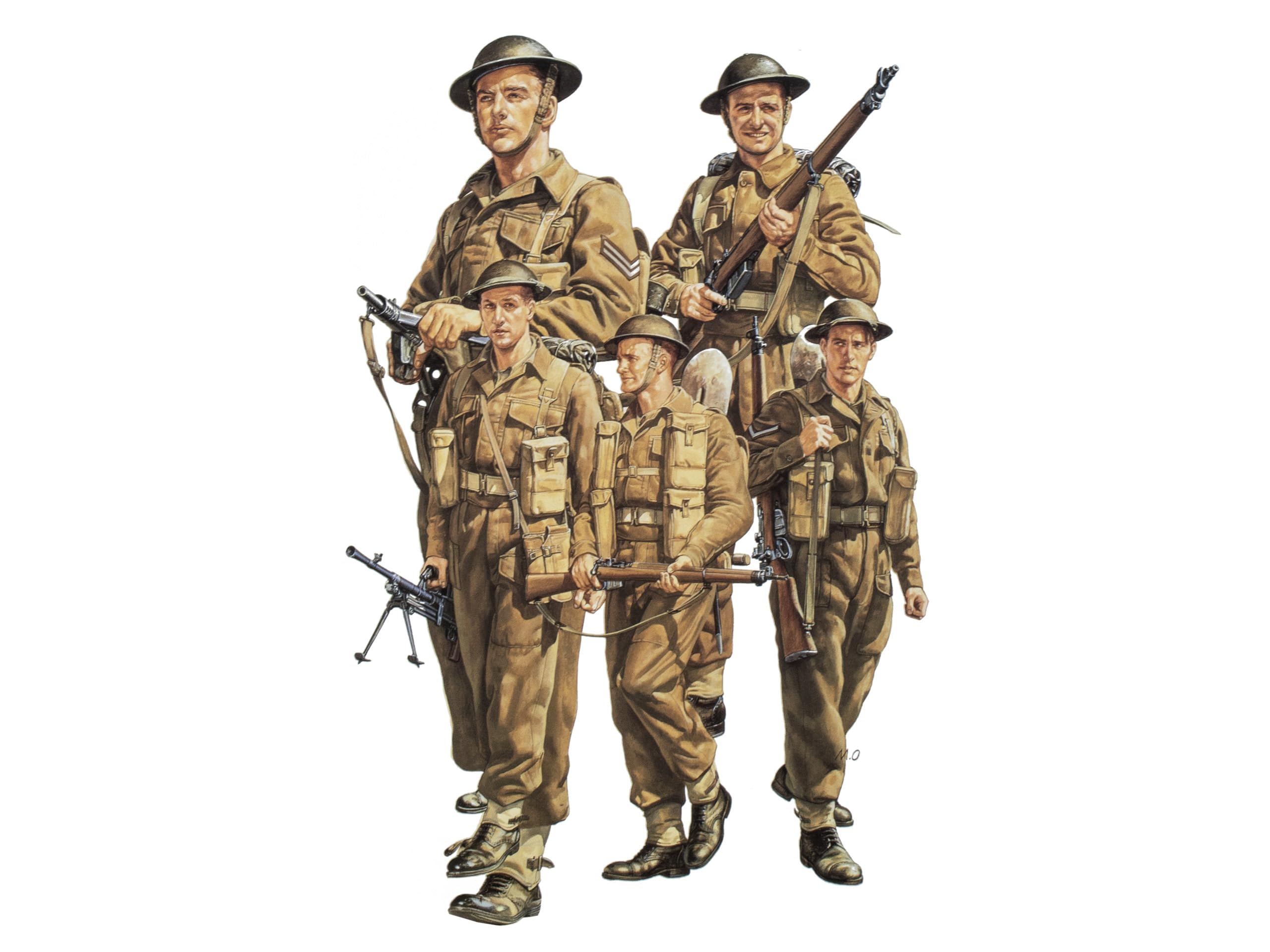 Tamiya British Infantry On Patrol 35223 New T23