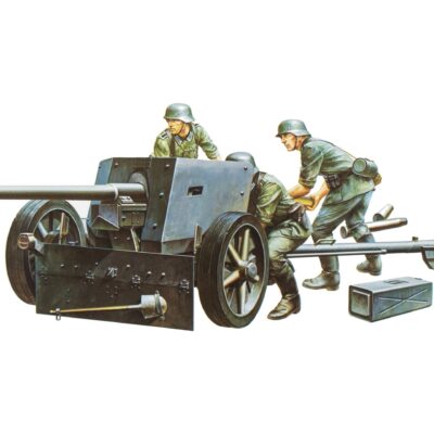 Tamiya 7.5cm Anti-Track Gun With Crew (Pak40/L46) 35047 NEW T29