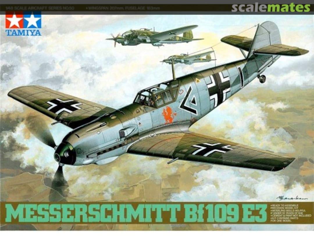 Tamiya Messerschmitt Bf109 E-3 61050 NEW T37