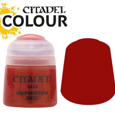 Greenhills Citadel Base Paint Mephiston Red 12ml Pot 21-03 - GWP6