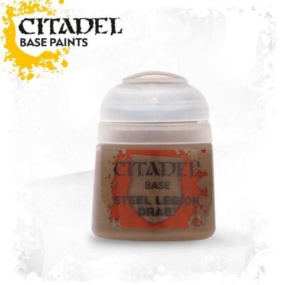 Greenhills Citadel Base Paint Steel Legion Drab 12ml Pot 21-17 - GWP52