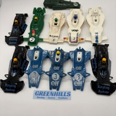 Greenhills CLEARANCE Scalextric Vintage F1 cars body shells x 11 USED - P11277