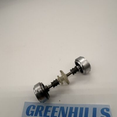 Greenhills Scalextric Porsche 959 Rear Axle + Wheels chrome - Used - P11292