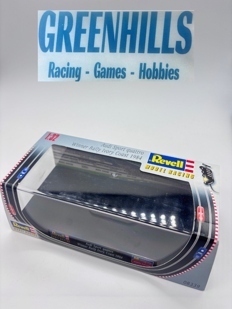 Greenhills Scalextric Revell Box For Audi Sport Quattro Winner Rally Ivory Coast 1984 - Used - B2011