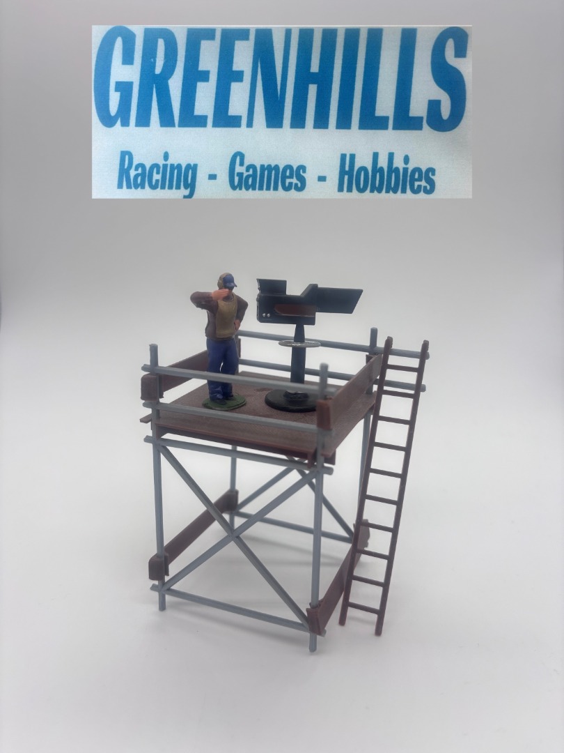 Greenhills Scalextric 1.32 TV Tower With Camera & Cameraman - NEW - F1154