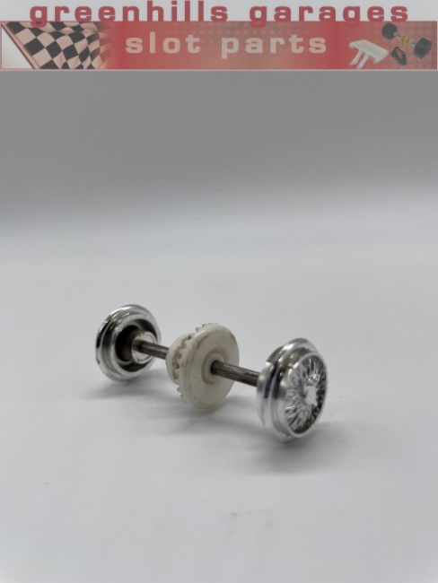 Greenhills Airfix F1 Rear Axle with Wheels & Gear Wheel - Used - P7504
