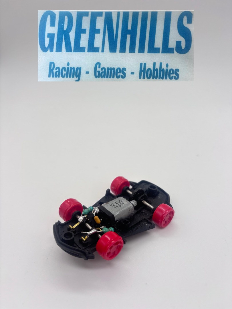 Greenhills Carrera Go Sonic The Hedgehog Chassis With Engine, Axles, Guide Blade & Brushes - Used - P11306