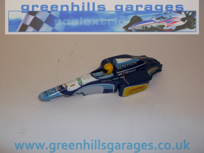 Benetton Greenhills Scalextric Benetton Renault No.2 C583 Body Shell Used  P1492 