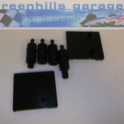 puestos de soporte de barrera/Clips x 10-Nuevo.. Greenhills Scalextric Carrera Go!! 