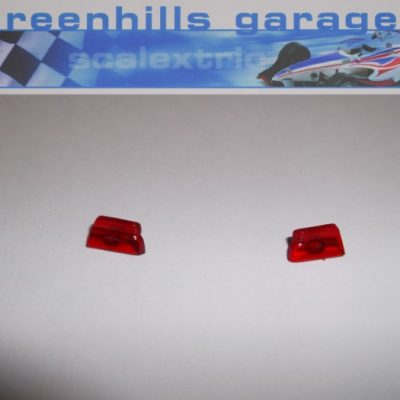 Greenhills Scalextric Mini Cooper C7 & C76 Headlight Lenses Pair Used P2897 