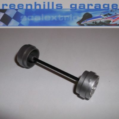 Greenhills Scalextric Lamborghini Gallardo Front Axle & Wheels Used P2401