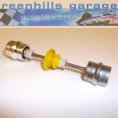 Greenhills Scalextric Ferrari 312 B2 C25 Rear Axle & Wheels Used - P2758